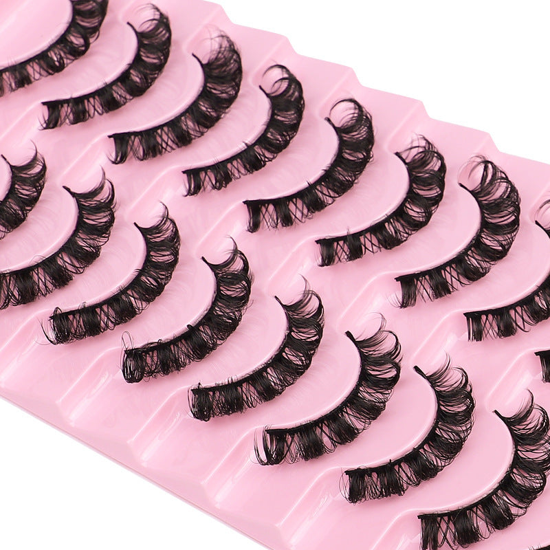 False Eyelashes, DD Curve, Thick, Eyelash, Ten Pairs False Eyelashes, DD Curve, Thick, Eyelash, Ten Pairs